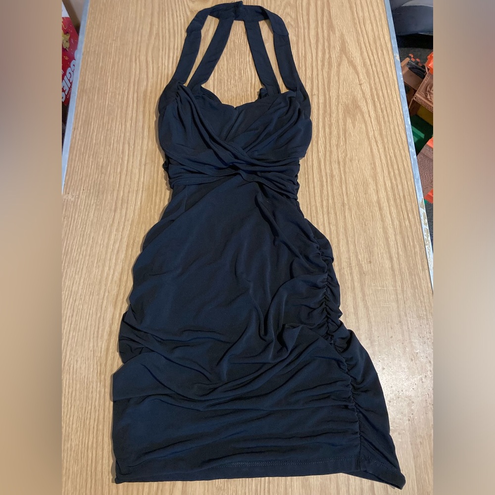 Black minidress